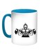 Sports Printed Coffee Mug Blue/White/Black
