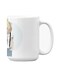 Premium Printed Ceramic Coffee Mug White 350ml