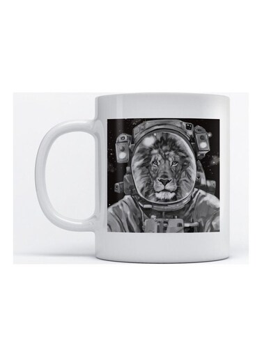 Mug Astronaut , Lion for Coffee and Tea White