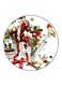 Vintage Art Printed Fridge Magnet Multicolour