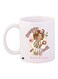 Cartoon Printed Coffee Mug White/Pink/Brown 11ounce