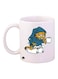 Garfield Printed Mug White/Blue/Yellow Standard Size