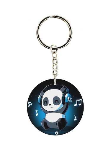 Panda Printed Keychain
