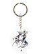 Wolf Double Side Printed Keychain