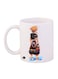 Video Game Kingdom Hearts Printed Mug White/Orange/Blue 12ounce