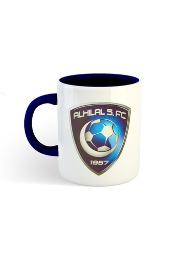 Sport Club Hi Printed Mug White/Navy