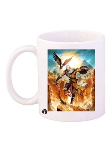 Assassin's Creed Printed Coffee Mug White/Blue/Brown