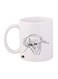 Anime Jazeerat Al Kanz Printed Mug White/Black