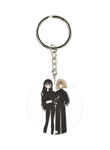 Animated Character Printed Keychain