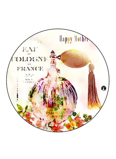 Perfume Printed Fridge Magnet Multicolour