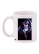 Girl Printed Ceramic Coffee Mug White/Pink/Blue 11ounce