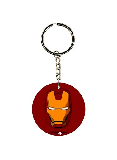 Iron Man Printed Dual Sided Keychain