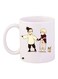 Printed Coffee Mug White/Yellow/Black 11ounce