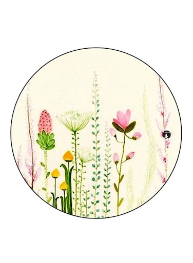 Flowers Printed Fridge Magnet Multicolour
