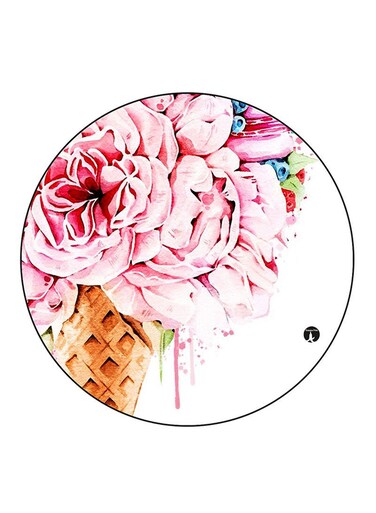 Flowers Printed Fridge Magnet Multicolour