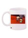 Mr. Bean Printed Coffee Mug White/Red/Brown 11ounce
