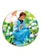 Girl Printed Fridge Magnet Round Multicolour