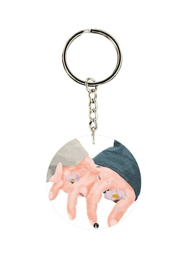 Double Side Printed Keychain
