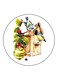 Birds Printed Fridge Magnet Multicolour