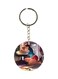 Cartoon Girl Printed Keychain