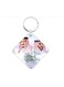 KSA National Day Car Key Chain