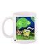 SpongeBob SquarePants Printed Coffee Mug White/Yellow/Green 11ounce