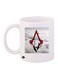 Assassin's Creed Video Game Printed Coffee Mug White/Red