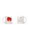 Leo Zodiac Mug White/Orange 22cm