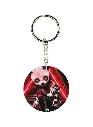 Panda Printed Keychain
