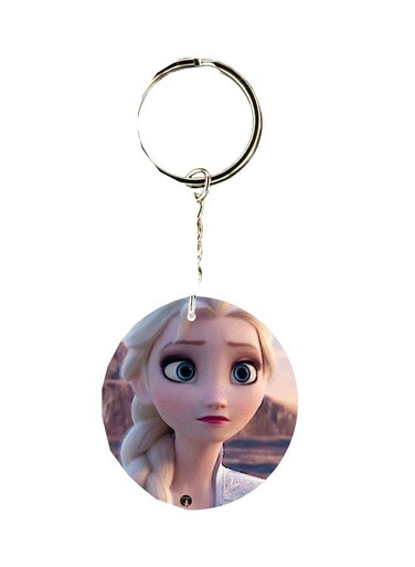 Double Sided Cartoon Printed Keychain