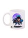 Batman Printed Mug White/Purple/Blue