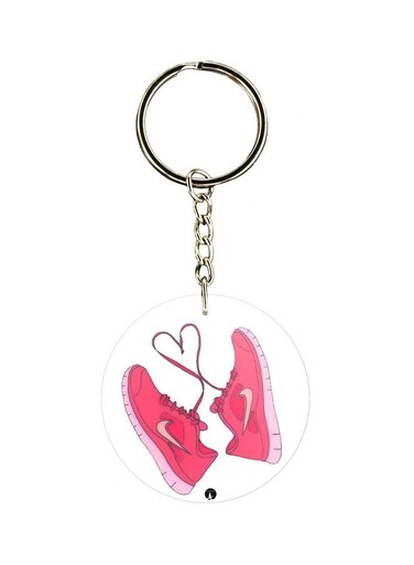 Cartoon Themed Single Sided Keychain