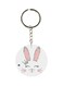 Cartoon Themed Single Sided Keychain