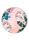 Flowers Printed Fridge Magnet Round Multicolour