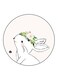 Rabbit Printed Fridge Magnet Multicolour