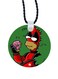 Simpsons Printed Car Mirror Pendant