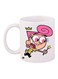 Cartoon Printed Coffee Mug White/Beige/Pink 11ounce