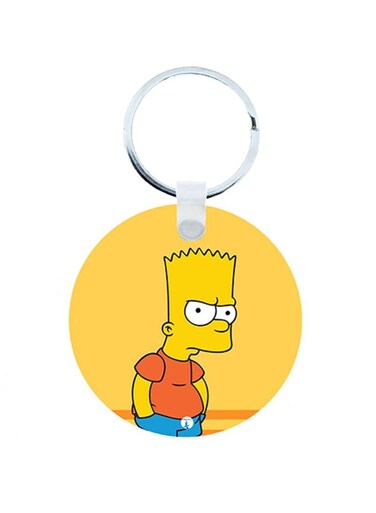 Simpsons Wooden Keychain