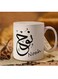 Coffee Mug of Nooh Ceramic Cup with Arabic Calligraphy Design
