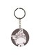 Cat Printed Keychain