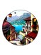 Town Printed Fridge Magnet Multicolour