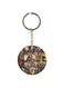 Cartoon Themed Single Sided Keychain