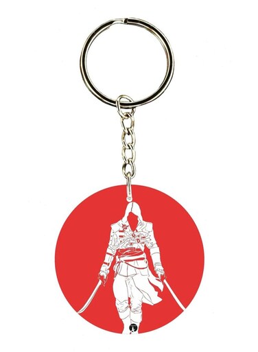 Assasins Creed Double Side Printed Keychain