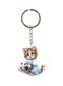 Cat Printed Dual Sided Keychain