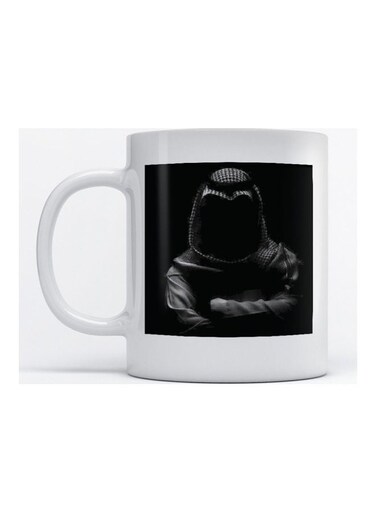 Mug Mystery Man for Coffee and Tea White