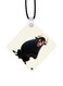 Bull Printed Car Mirror Pendant