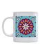 Mandala Printed Mug White/Blue/Pink