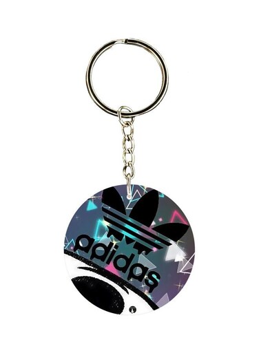 Double Side Adidas Printed Keychain