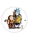 Rick And Morty Printed Fridge Magnet Multicolour