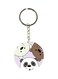 Animal Printed Dual Sided Keychain